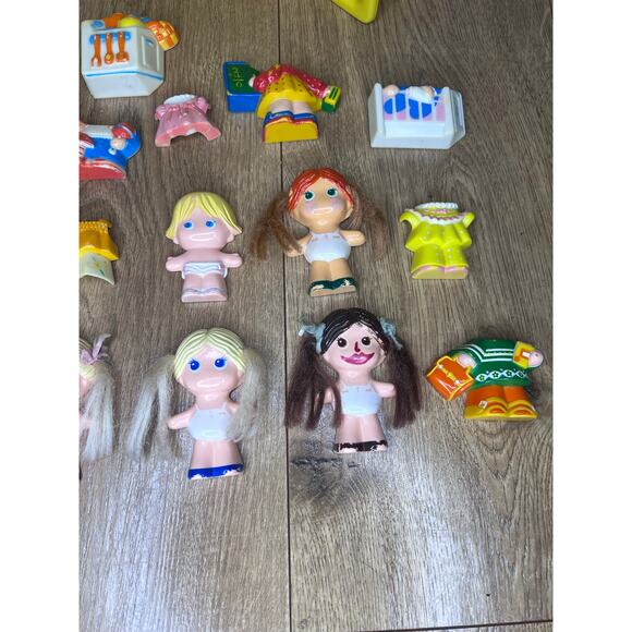 Vintage Knickerbocker Dolly Pops dolls lot w/carrying case - Picture 3 of 7